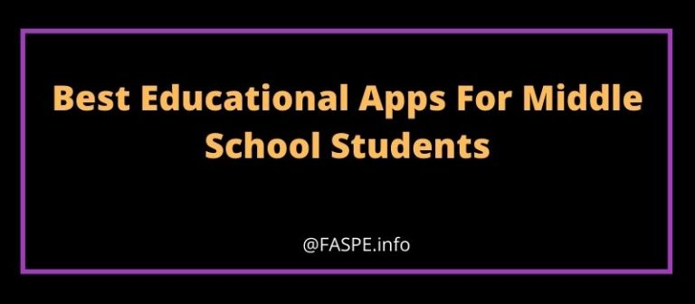 Best Educational Apps For Middle School Students