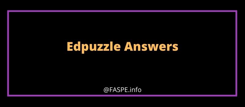 edpuzzle answers